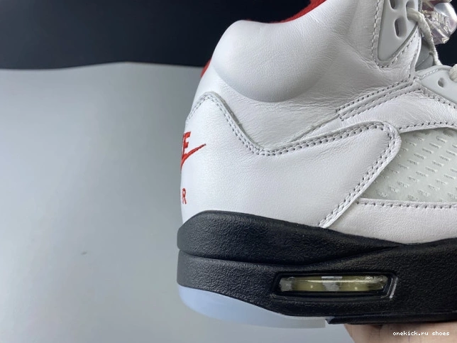 Rep Silver DA1911-102 Retro (2020) Tongue Jordan Red Fire 5 Air 0726
